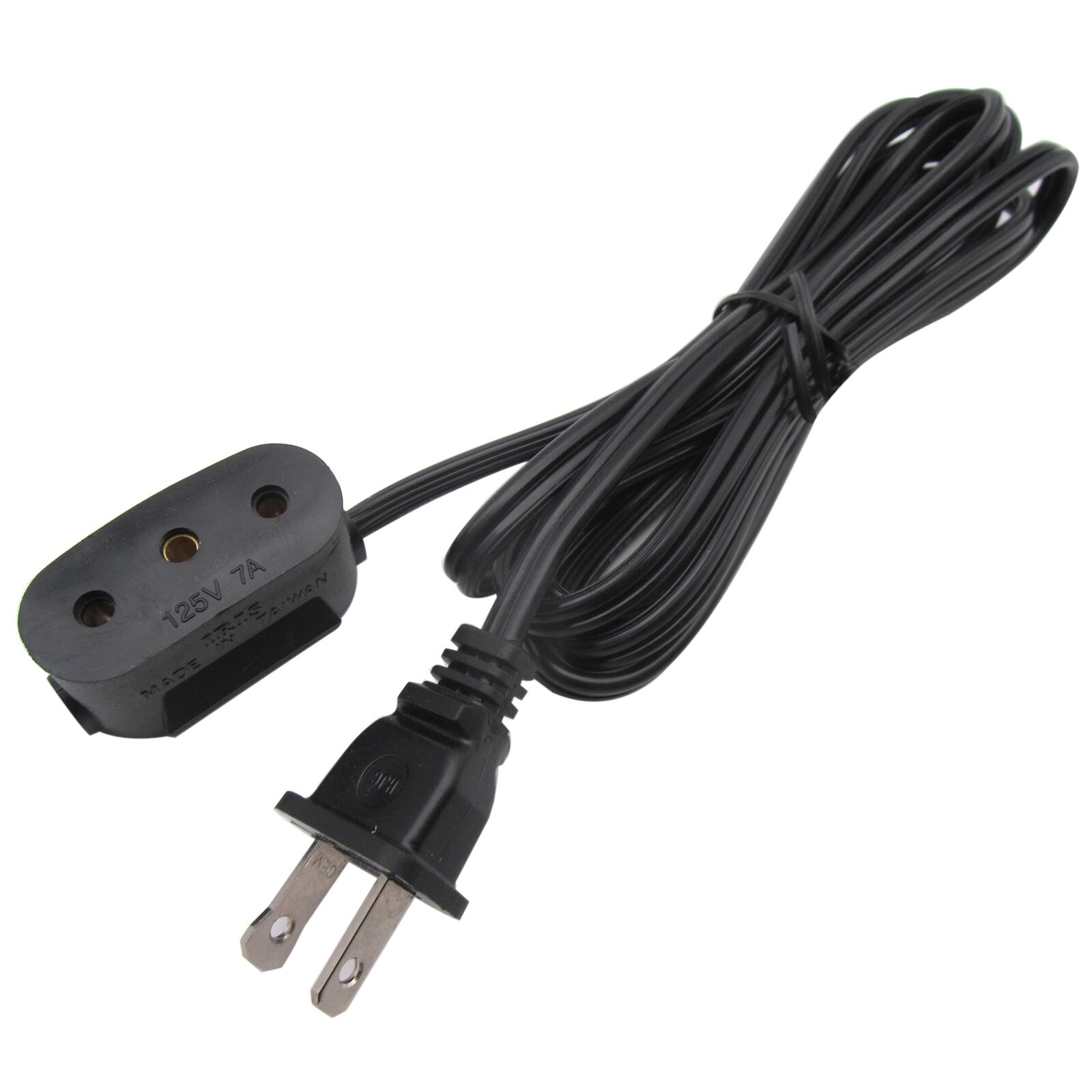 #122 110V Single Lead Power Cord FOR SINGER 201,301,401,401A,403,206K,306K,15-90