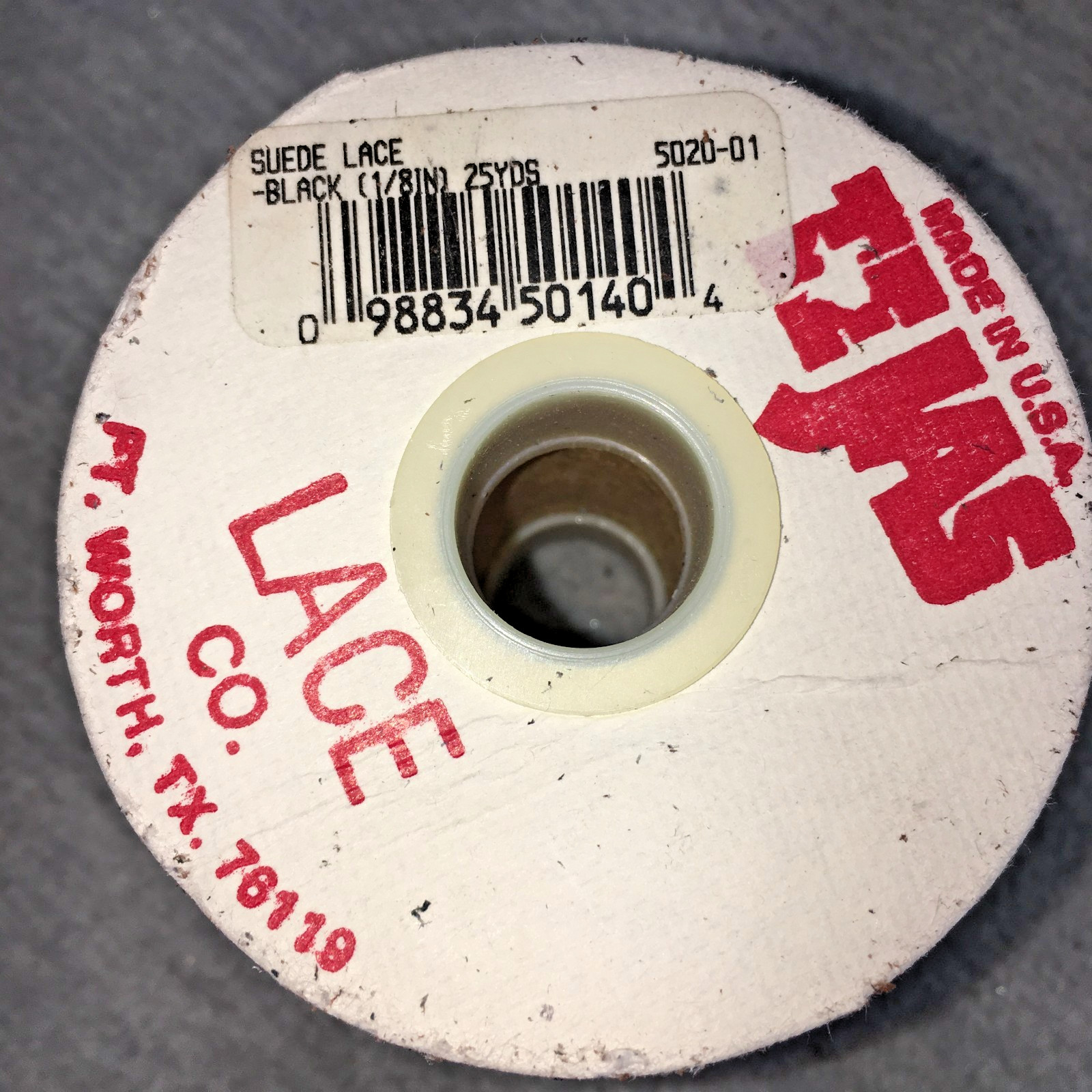 Suede Lace 1/8" x 25yd Spool Craft Leather Lace Various Colors LOT OF 6