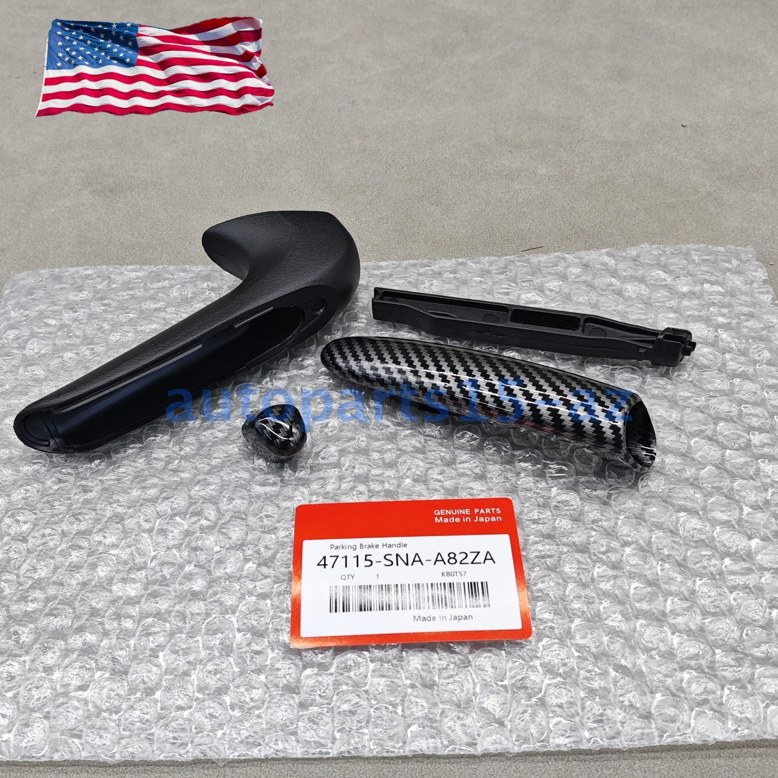 OEM Parking Brake Handle For 2006-2011 Honda Civic Carbon Fiber Black FREE SHIIP