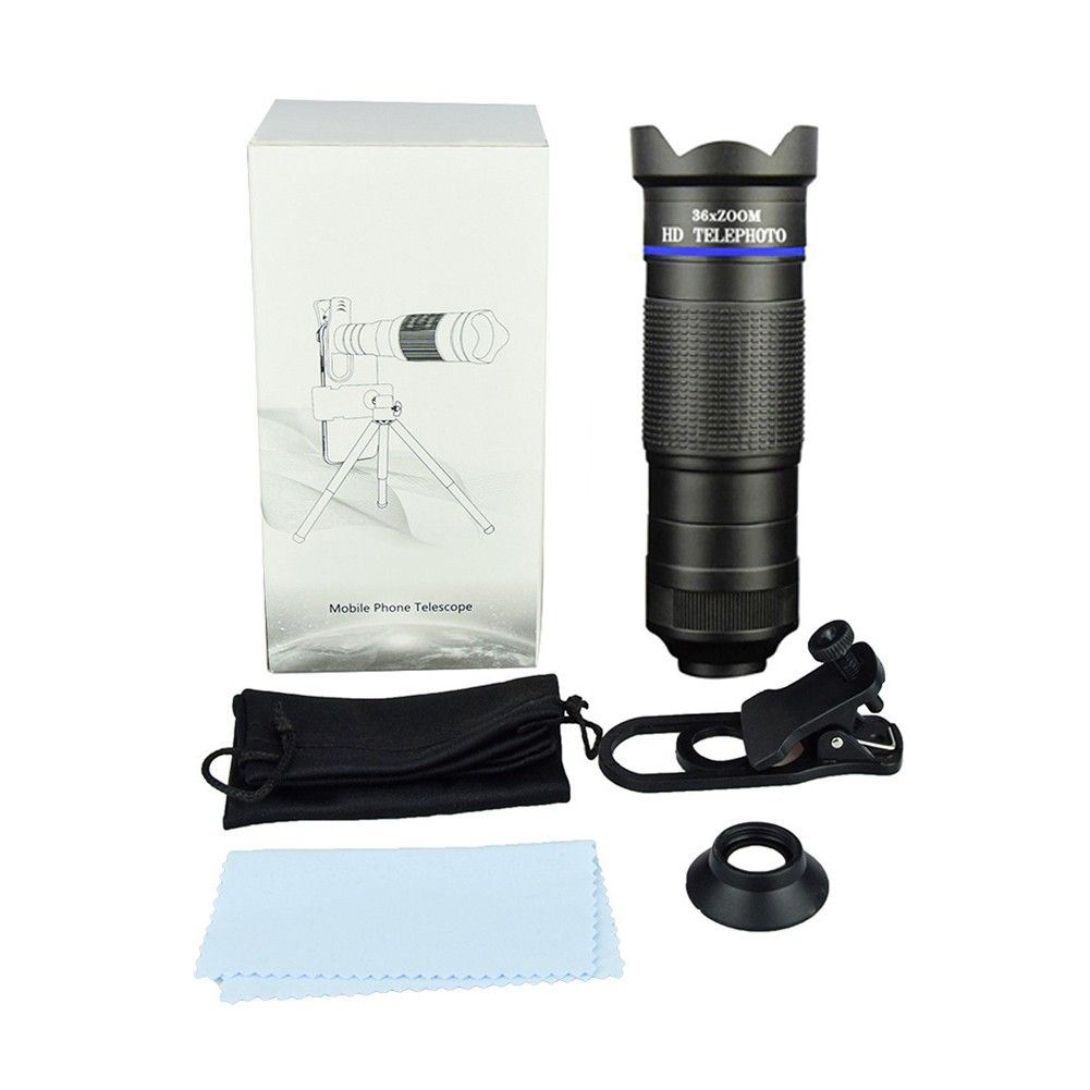 36X Phone Camera Telephoto Lens Zoom Fisheye Wide Angle Lens For iPhone as