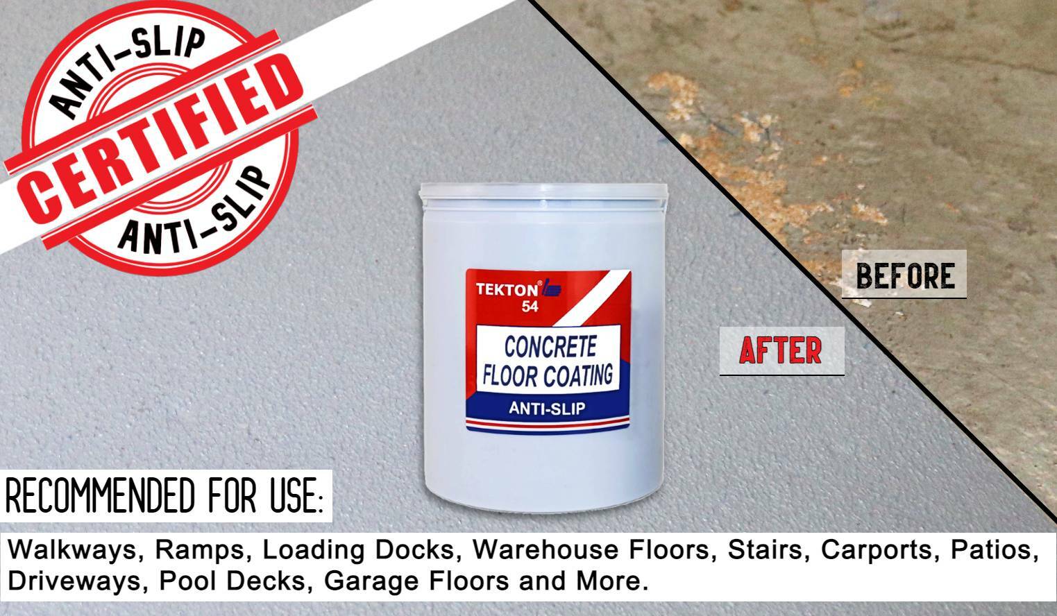 Anti Skid Paint, Non Slip Coating, Anti Slip Concrete Paint, Slip Resistant