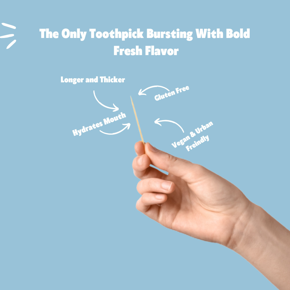 QuitPix to Help Quit Smoking Extra Thick Boosting Flavored Toothpicks 3 Pack