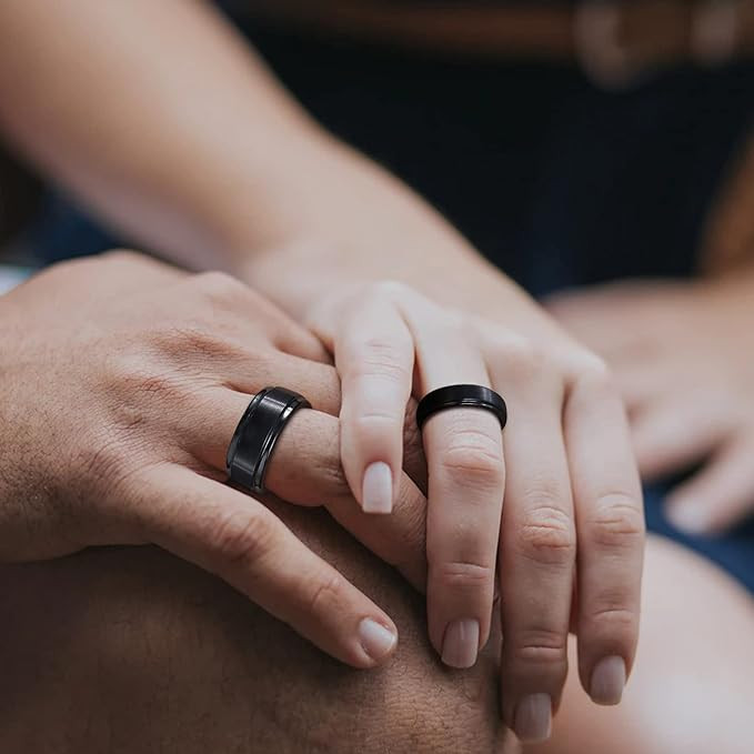 Tungsten Carbide Wedding Band Ring Brushed Silver Mens Jewelry Size 5-17 + Half