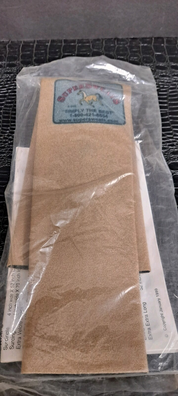 Super Sweats Neoprene Horse Tail Wraps 22" New In Package