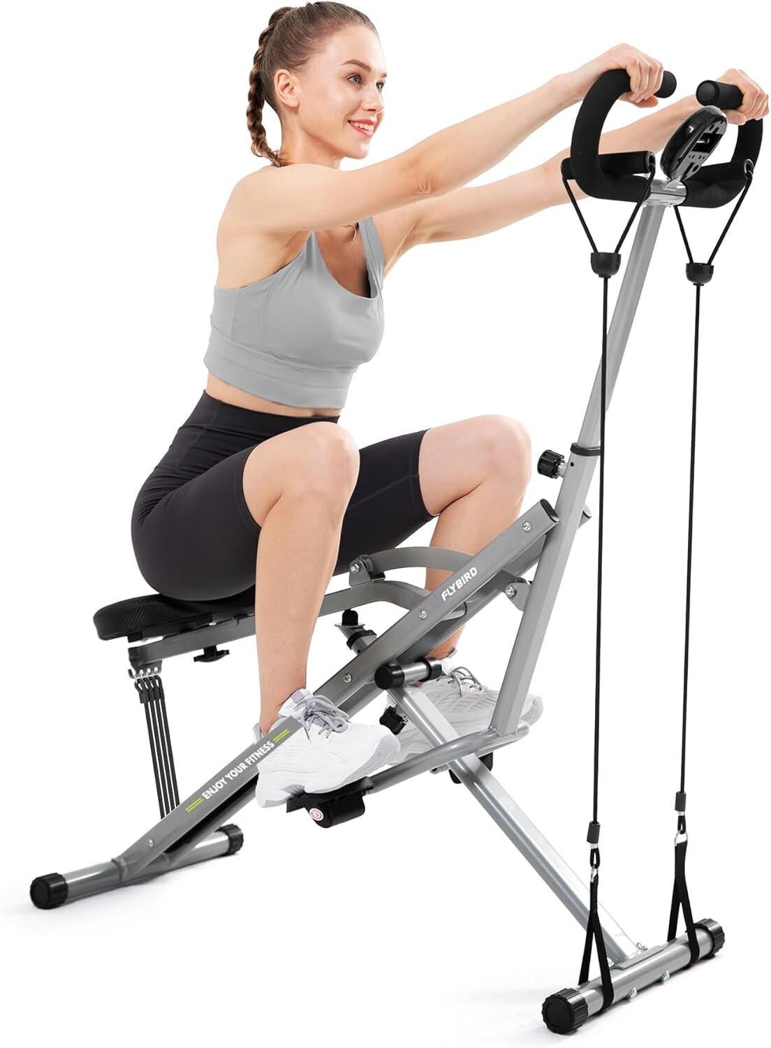 Squat Machine for Home Gym Squat Rowing Machine for Glute Trainer 4 Adjustment