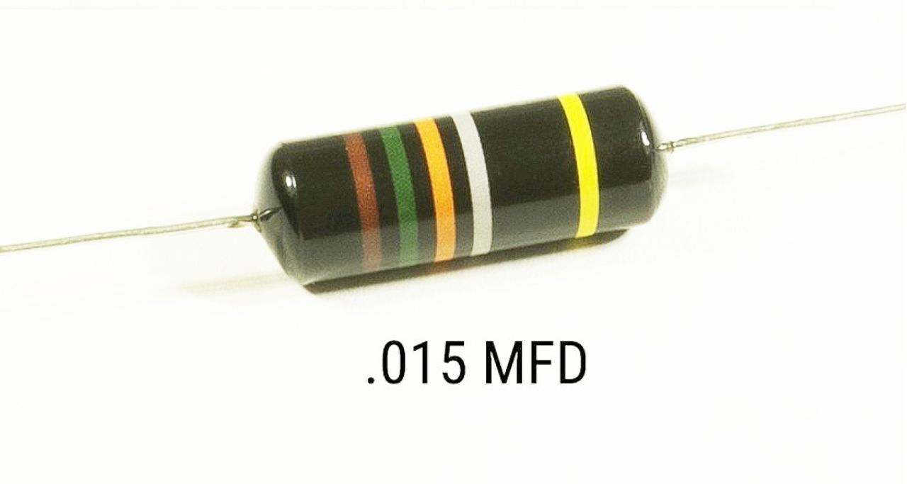 Centralab® Bumblebee Oil Filled Tone Capacitor .015MFD