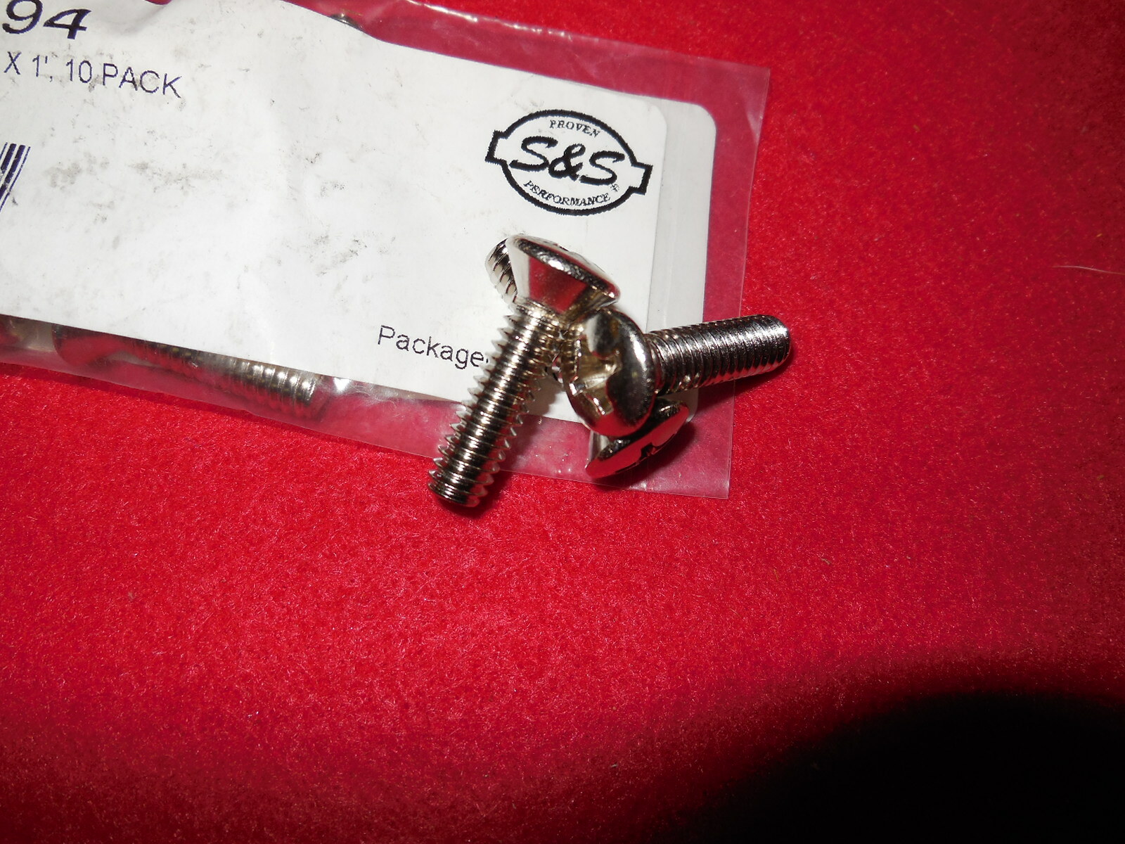 3X OEM S&S Tear Drop Air Cleaner Cover Screws SUPER E SUPER G SUPER B 50-0094