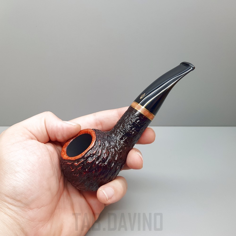 Savinelli Porto Cervo Zigrinata 320 9Mm Made In Italy