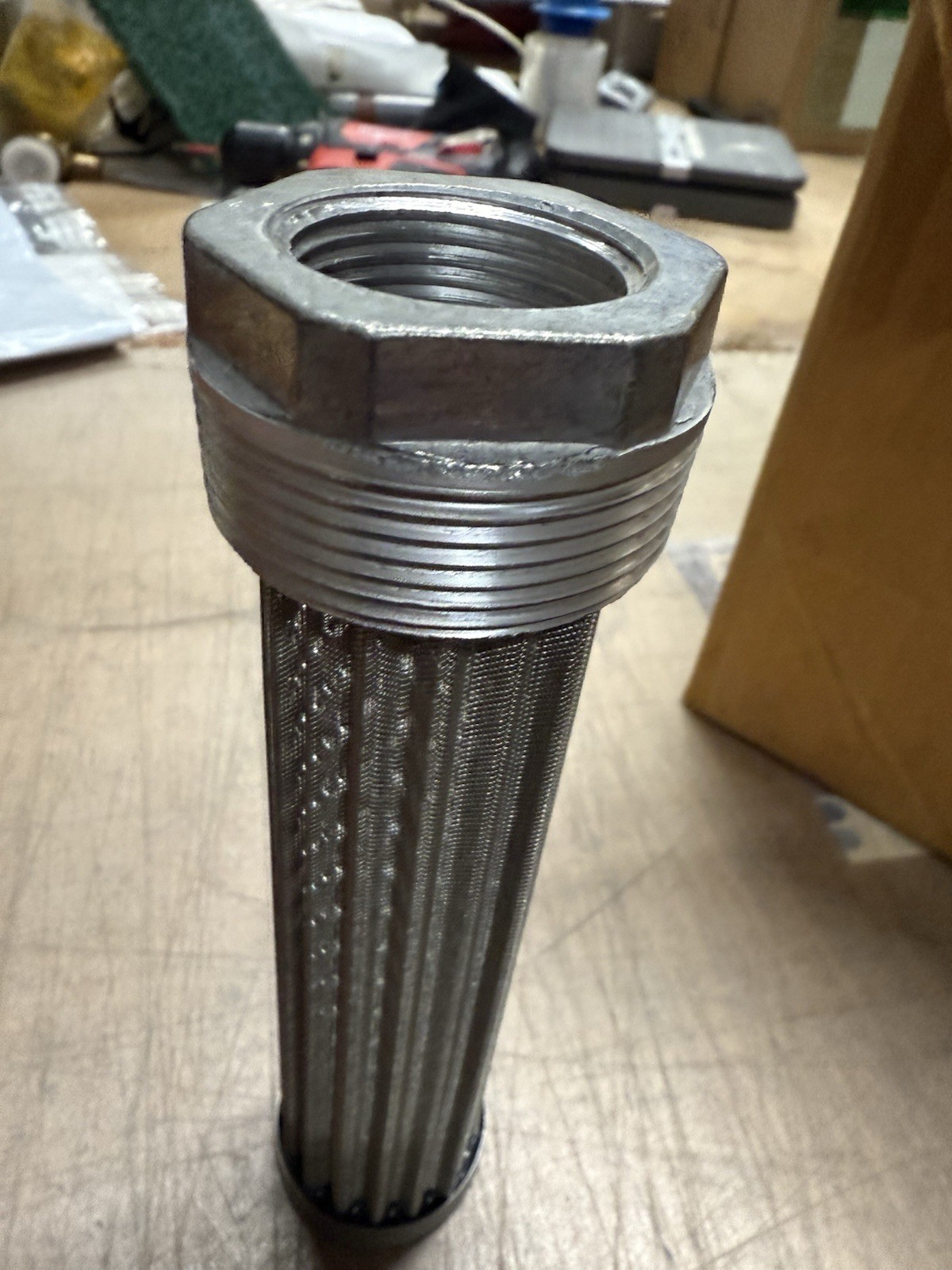 ZINGA HYDRAULIC STRAINER 1" X 1-1/2" BUSHING 60 MESH TF101560 TF 101560 S5