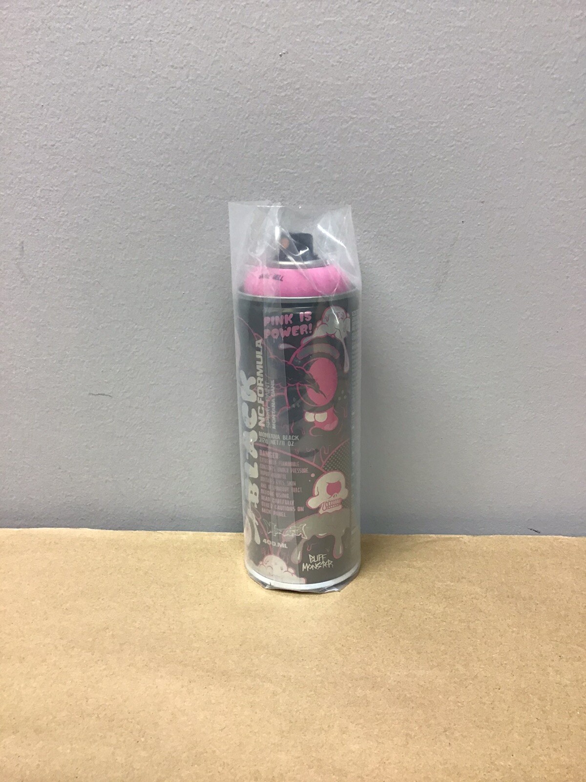 Buff Monster x Montana Power Pink Spray Can- SIGNED Artist edition
