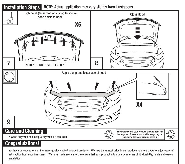 BugFlector II Smoke Bolt-On Bug Shield Protector for 2017-2024 Chrysler Pacifica