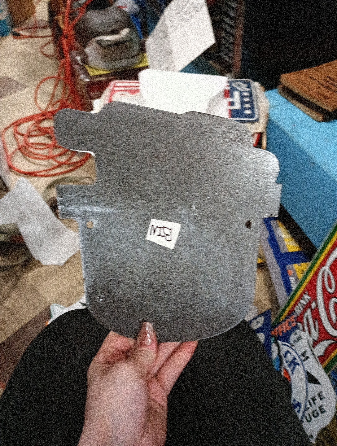 Porcelain Harley Davidson South Dakota Motorcycles Sign