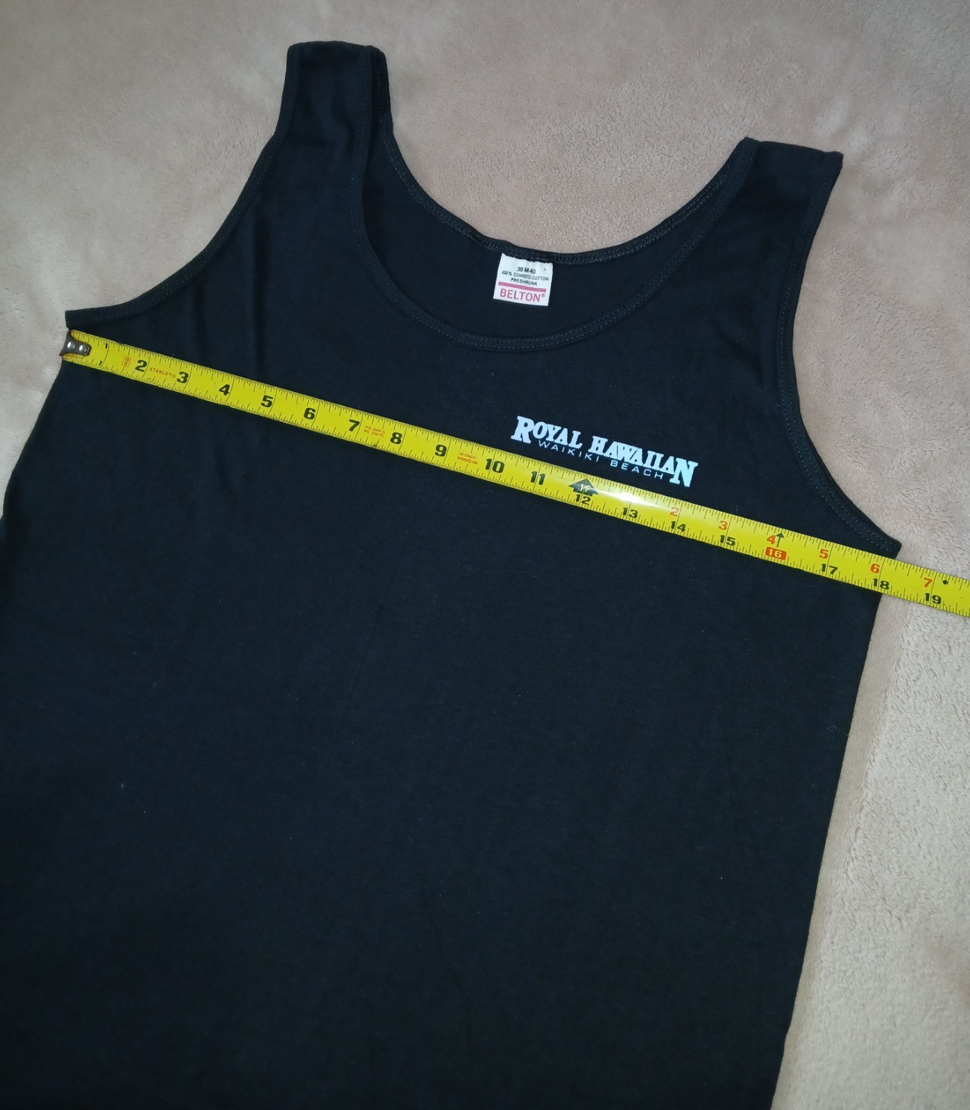 VINTAGE HAWAII T 1985 SHIRT ROYAL HAWAIIAN HOTEL WAIKIKI BEACH tank top sz M