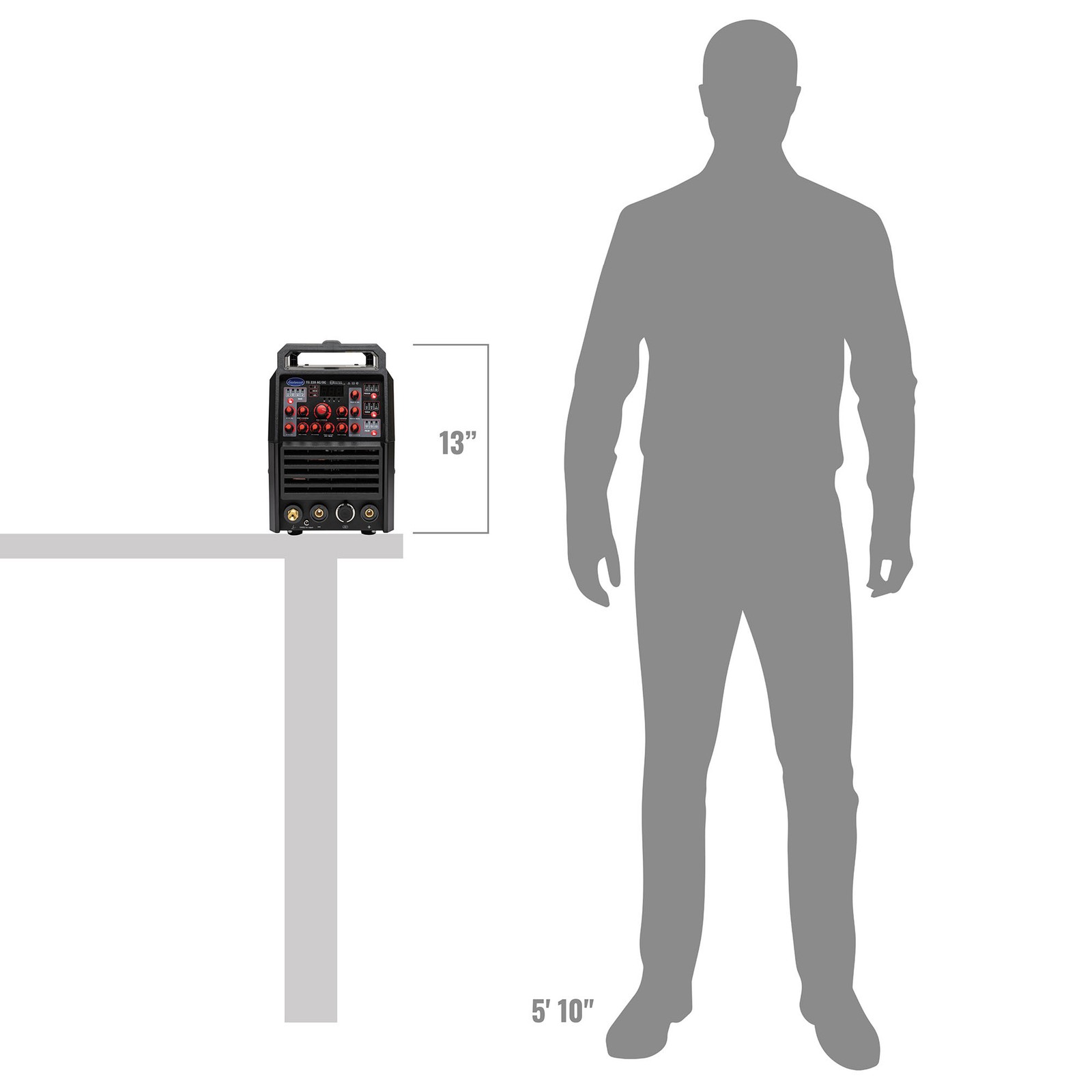 Eastwood TIG 220 AMP AC/DC TIG Welder and Stick Welding