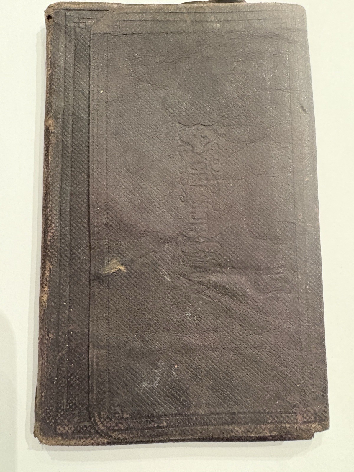 Excelsior Diary 1876 Hand Written Leather Rare Original