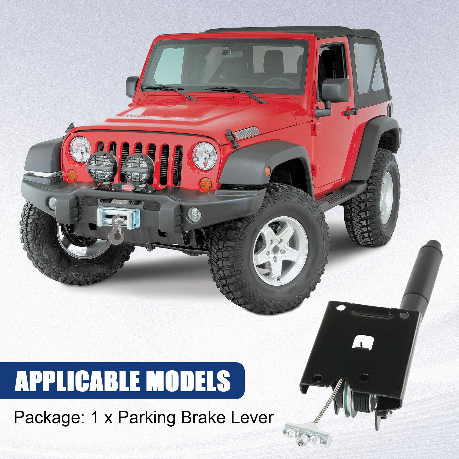 52059887AE Emergency Parking Brake Handle Lever For 2007-2010 Jeep Wrangler JK