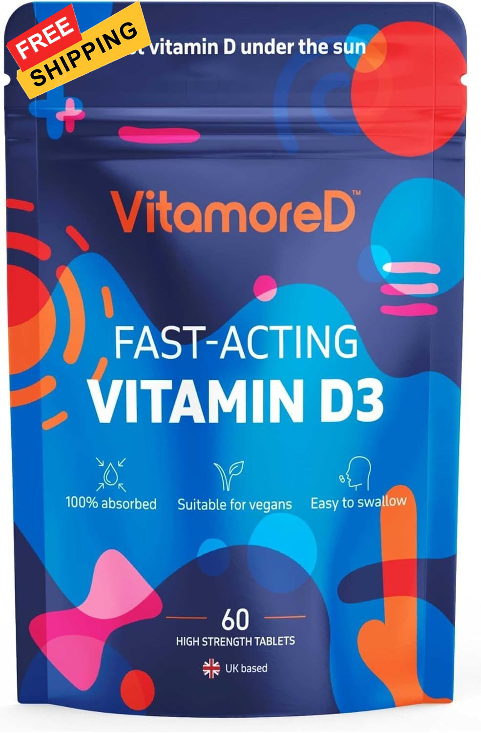 | Calcifediol 10 mcg | Vitamin D | Easy Swallow Tablets | Two-A-Day | 30 Day...