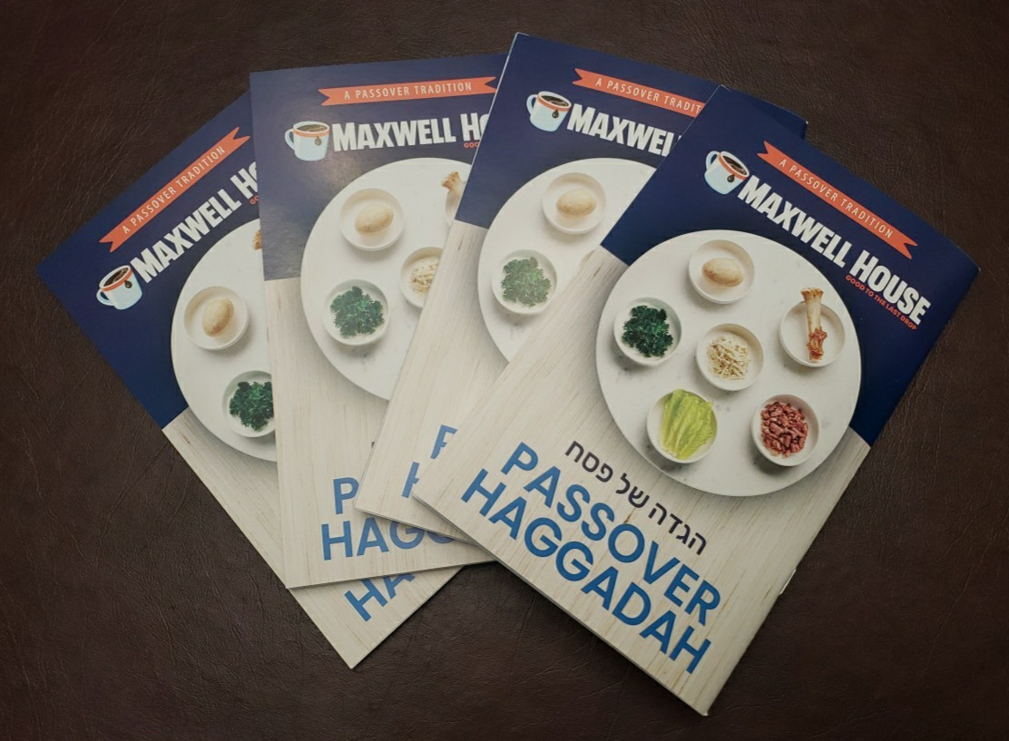 Lot of 4 - Passover Haggadah Maxwell House 2025 Edition - New Never Used