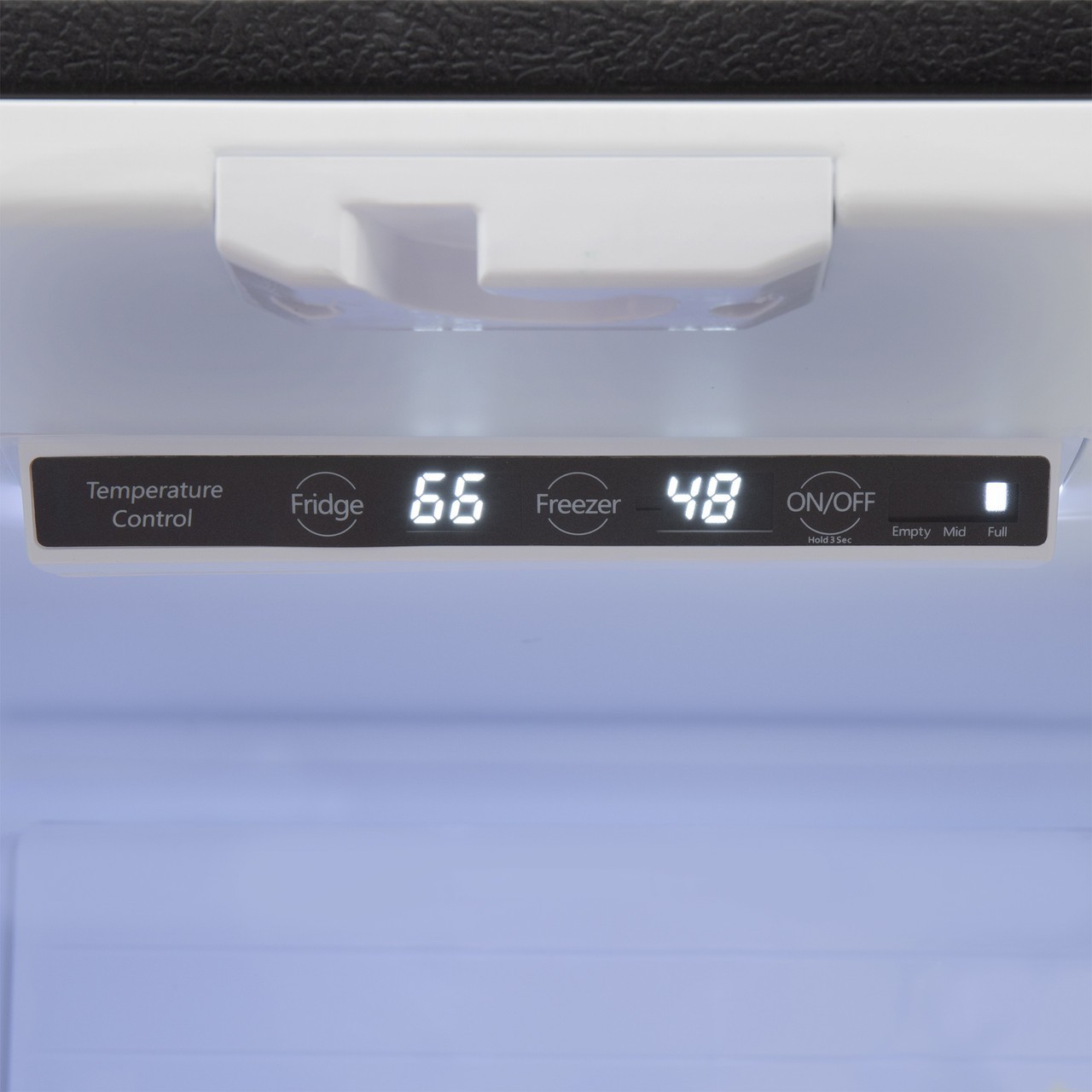 RecPro RV Refrigerator Stainless Steel | 16 Cubic Feet | 12-Volt | French Style