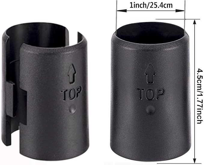 Wire Shelf Clips Shelving Split Sleeves Lock Metal Rack Fits 1" Post 8/40 Pieces