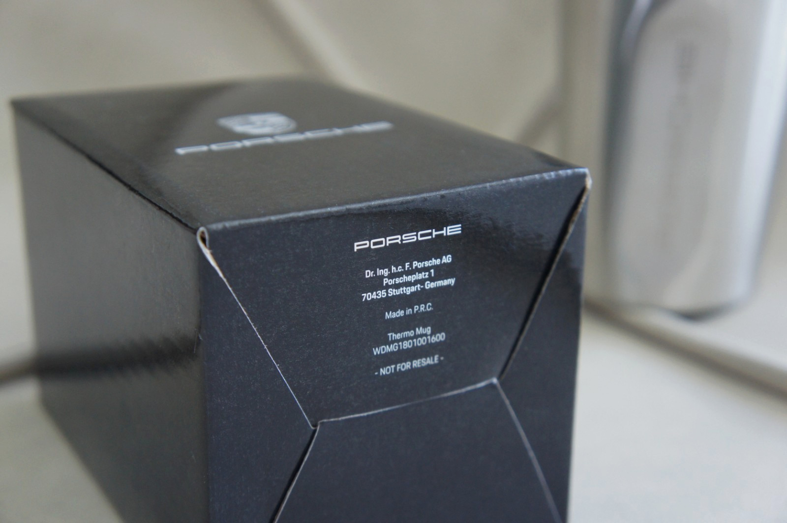 New Genuine Porsche Stainless Steel Water Coffee Tea Thermo Mug WDMG1801001600