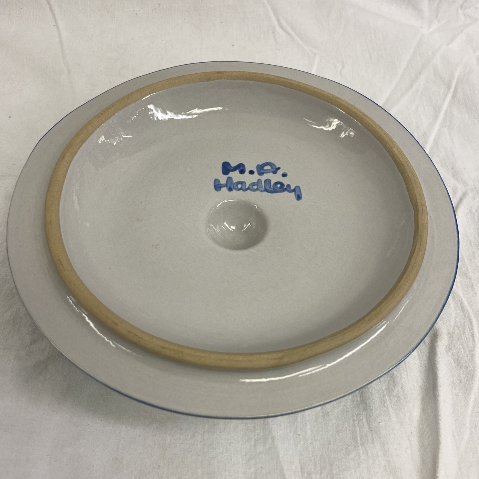 Vintage M.A. Hadley Replacement Lid 8.5"