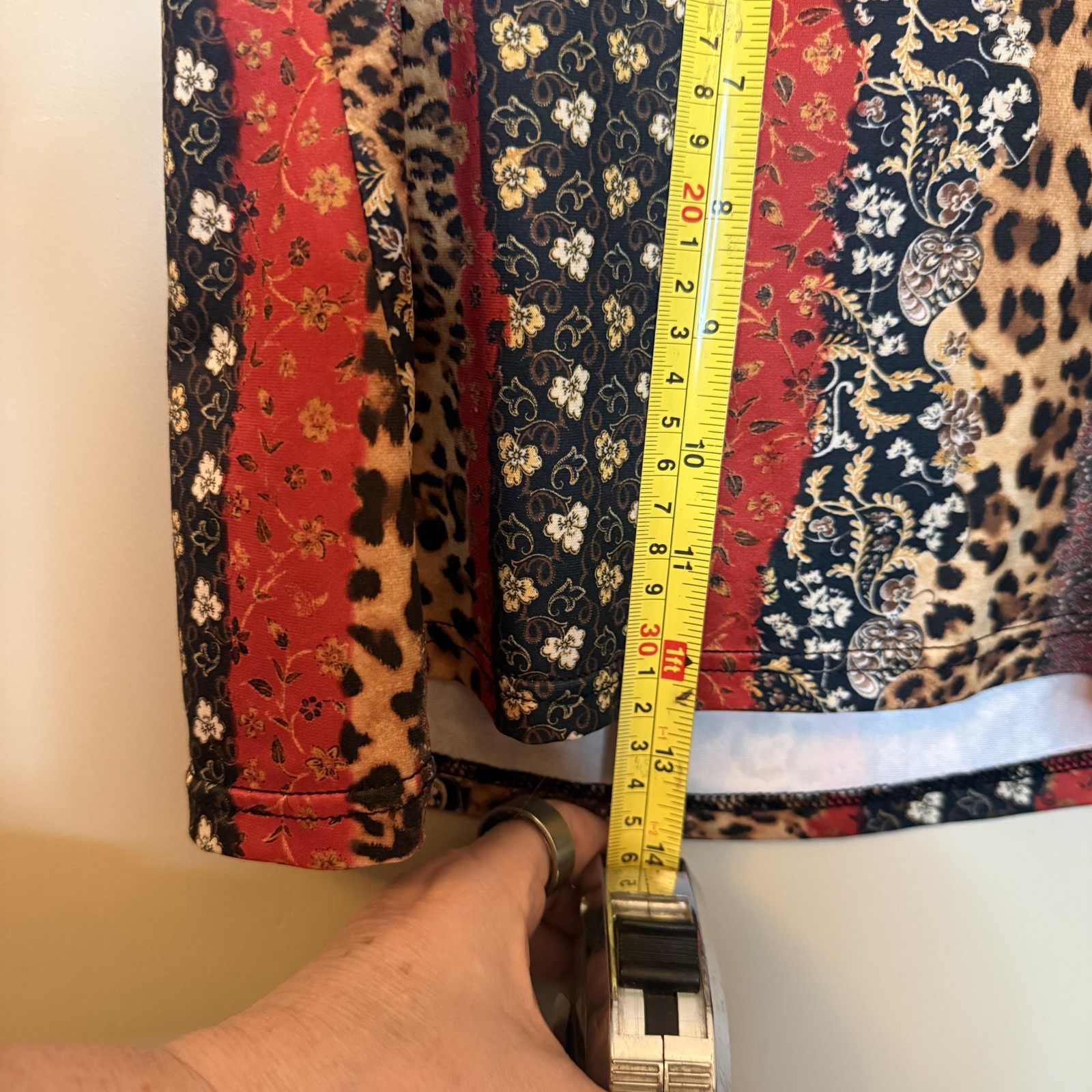 ARIANNE Tank Womens S Multicolor Patchwork Lined Jersey Polyester Spandex