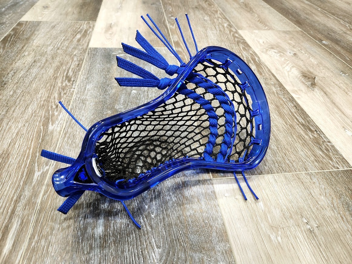 Attack Pocket: New ECD ION Sapphire Blue Soft Mesh Head Lacrosse LAX HERO 4.0