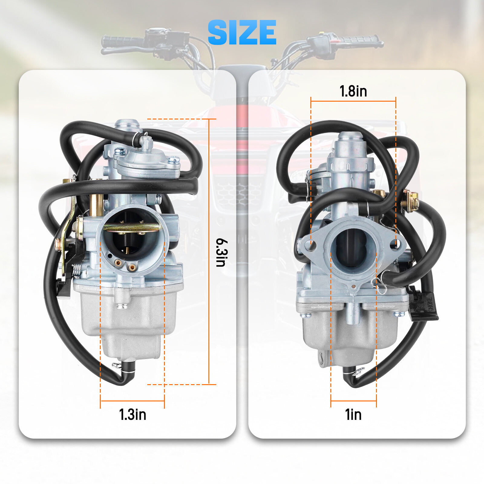 Carburetor Kit for Honda Recon 250 TRX250 TRX250TE TRX250TM 97-07 16100-HM8-B01