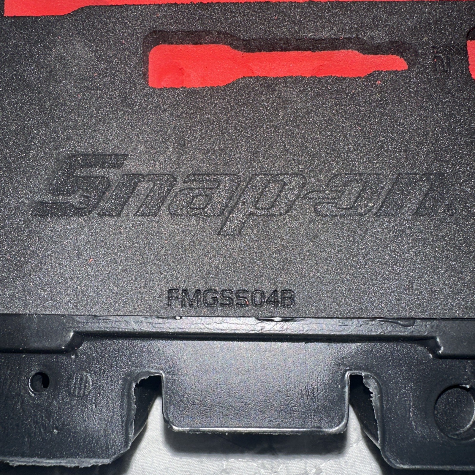 Snap-on Tools 1/4” Dr Metric SAE FDX Ratchet Storage CASE ONLY 1100TMPBFR