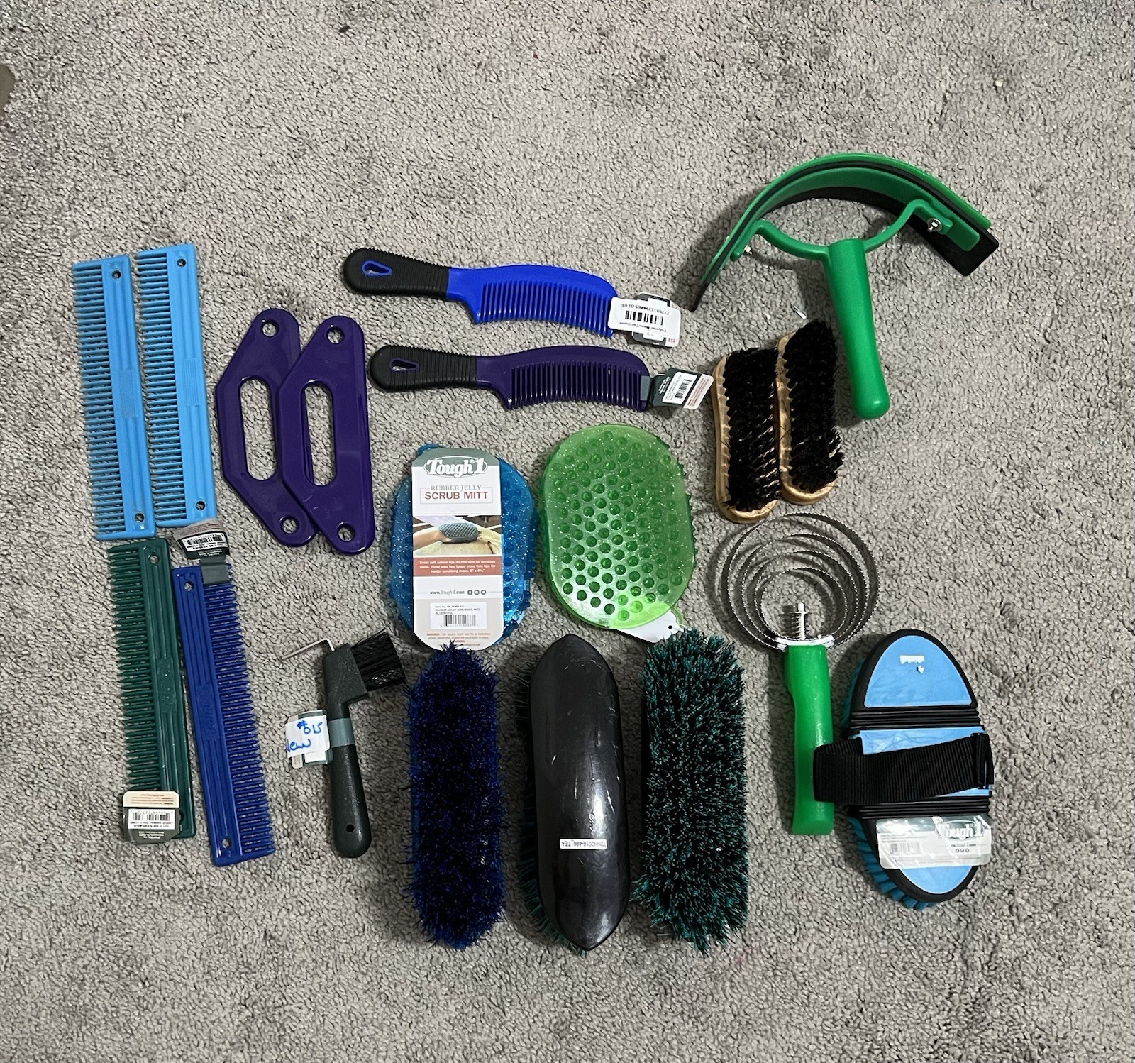 Lot of 19 Misc Grooming Horse Items Tough1 Brand New