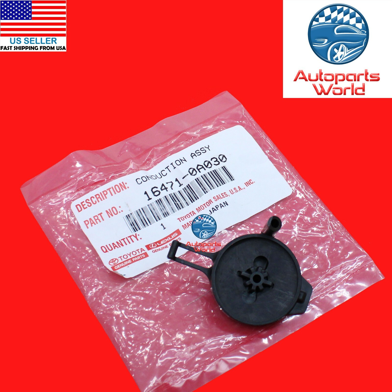 GENUINE OEM TOYOTA SIENNA RX330 RX350 ENGINE COOLANT RESERVOIR CAP 16471-0A030