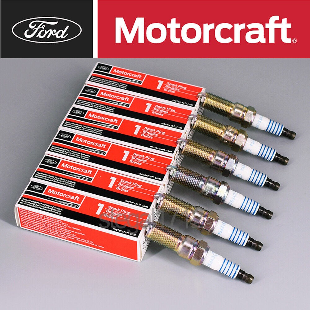6PCS GENUINE Motorcraft Ignition Coil & Spark Plug For Ford F150 3.5L]