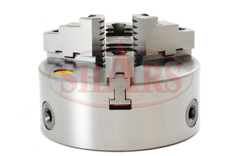 6" 3 Jaw Reversible Jaw Self Center Lathe Chuck+1-1/2"-8 Back Plate TIR Cert L[