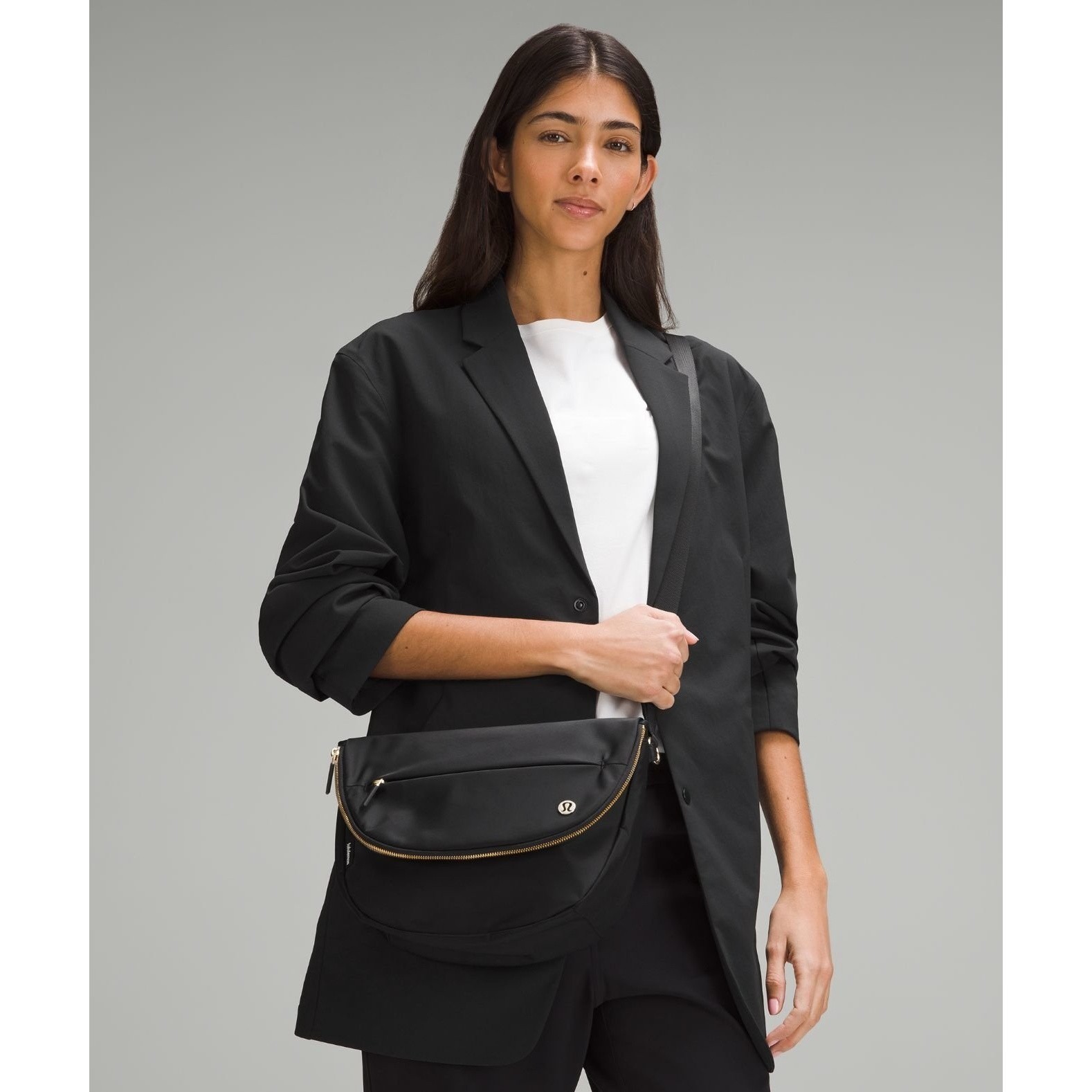 Lululemon All Night Festival Bag 5L Black Gold– Trendy Crossbody