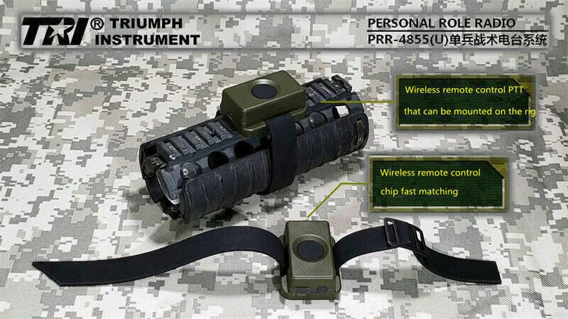 TRI PRR H4855U(L) Single Com LEMO Connector RADIO UK ARMY SELEX PRC 152 148 343