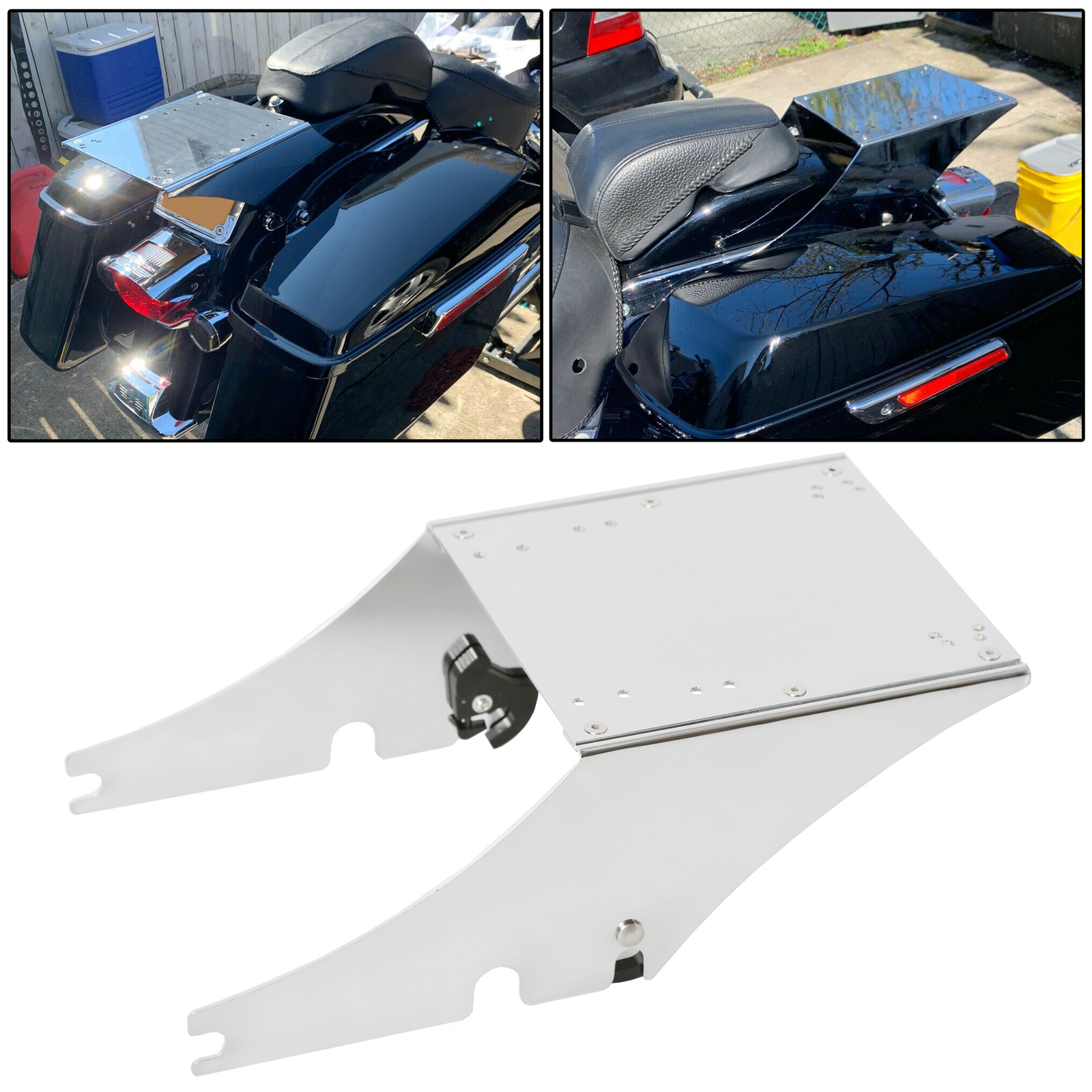 Trunk Mount Bracket For Harley Softail Heritage Deluxe Fat Boy Tour Pak Pack