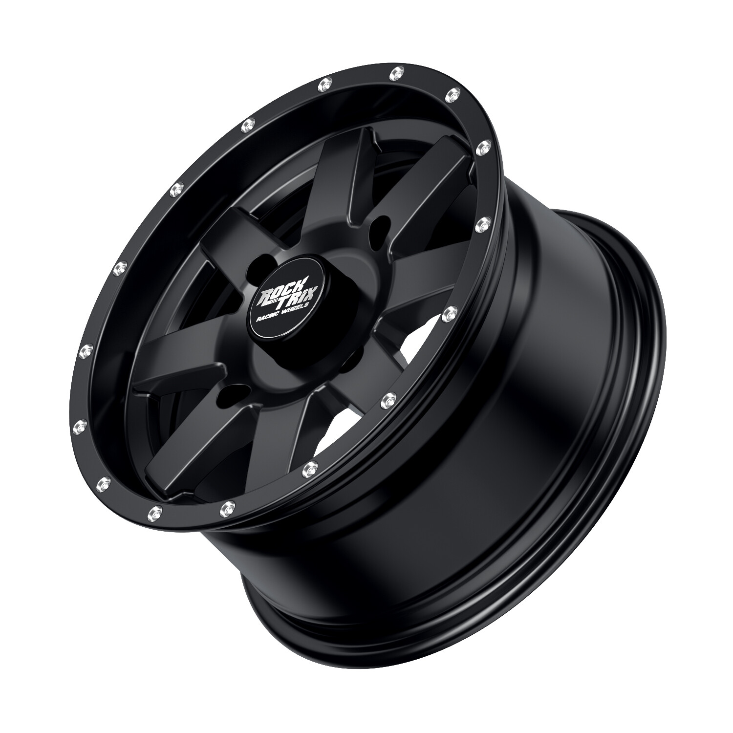 4pcs 14" RockTrix RT106 ATV UTV Wheels Rims | 14x7 | 4x156 4/156 | 4+3 offset