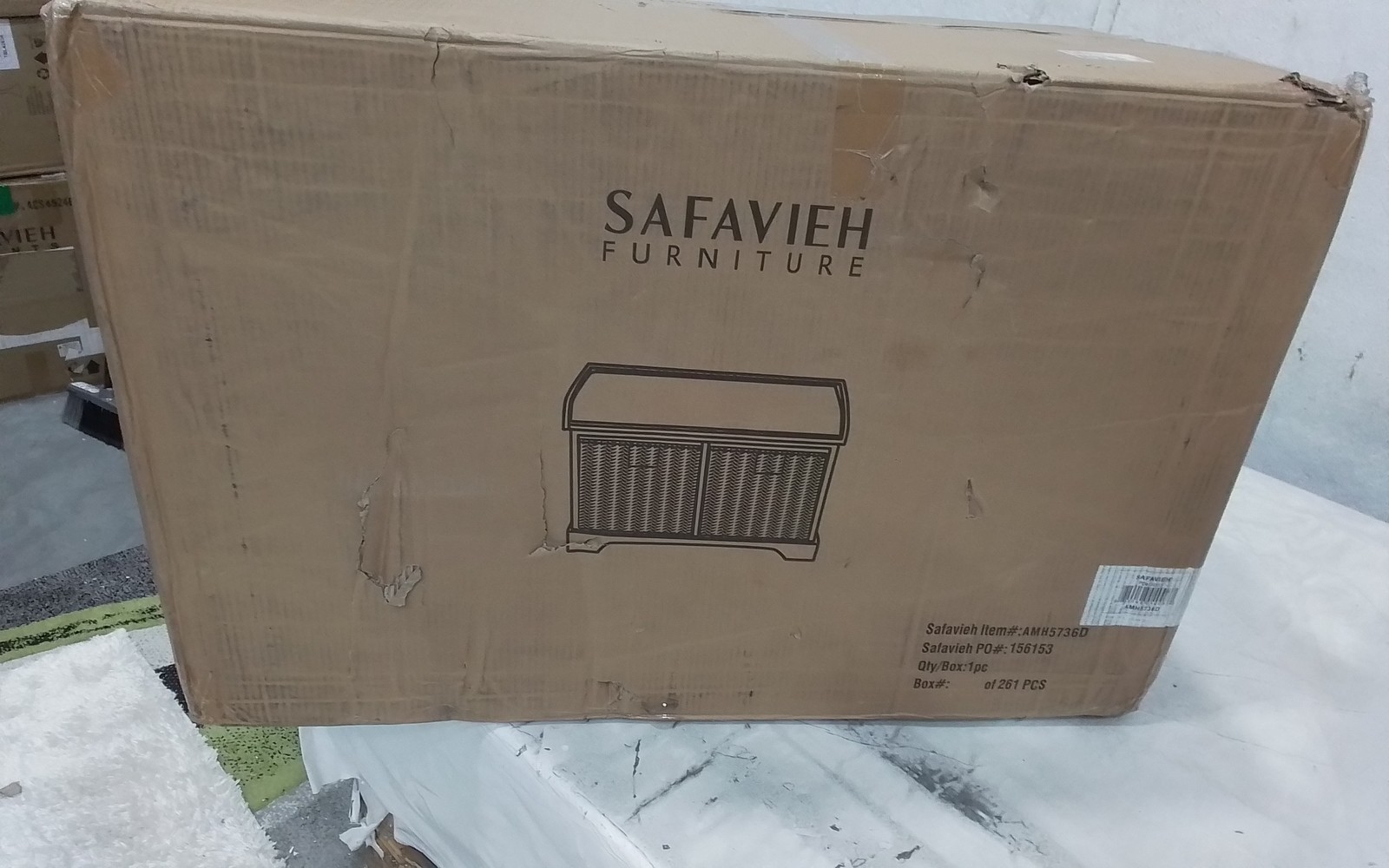 Safavieh FREDDY STORAGE BENCH, Reduced Price 2172782781 AMH5736D