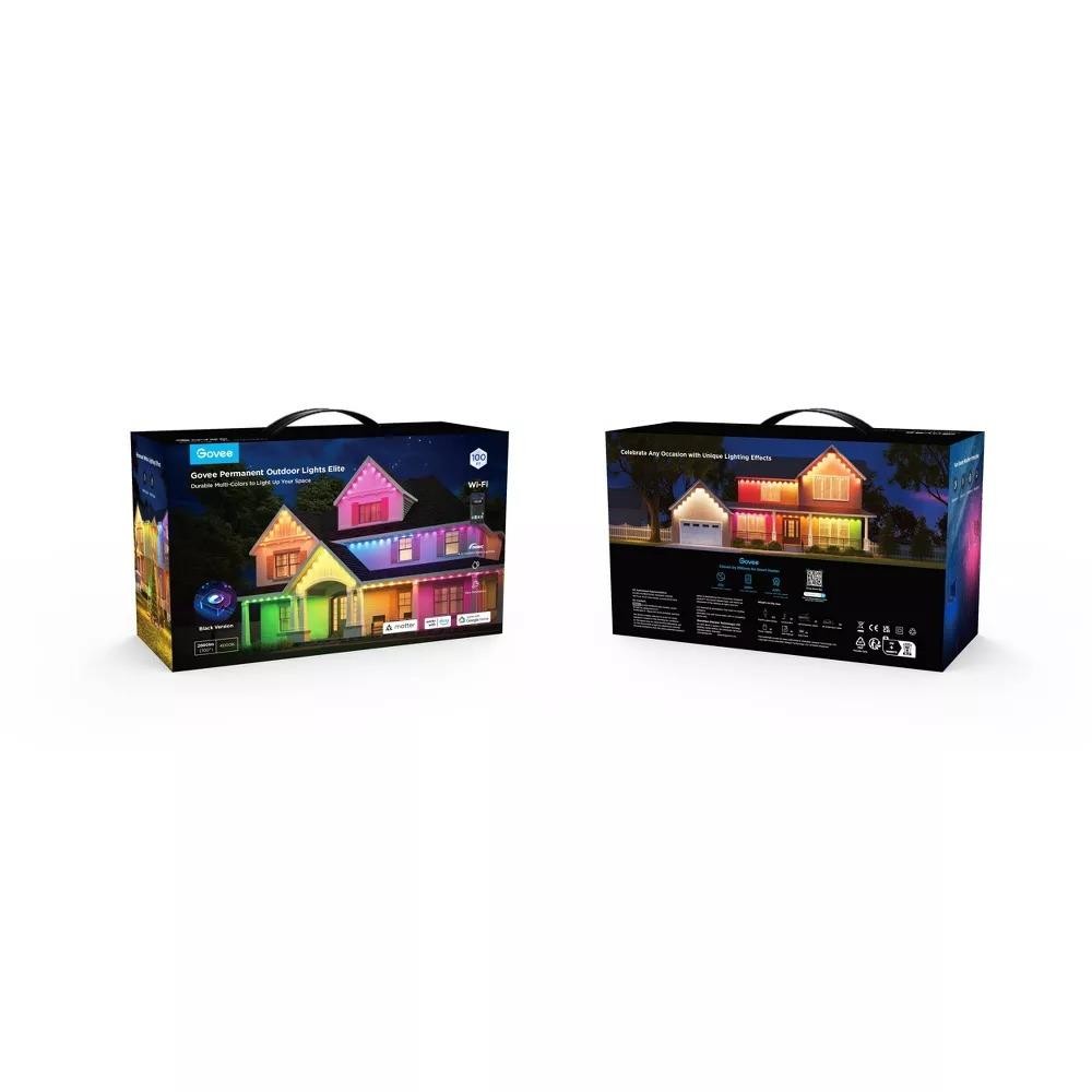 Govee Permanent Outdoor Lights Elite RGBIC Black Version | Excellent Condition