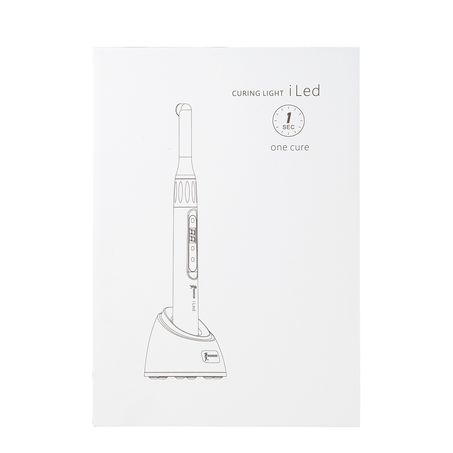 Original Woodpecker iLED Dental Curing Light Lamp Wireless 1 Sec Curing 2500mw
