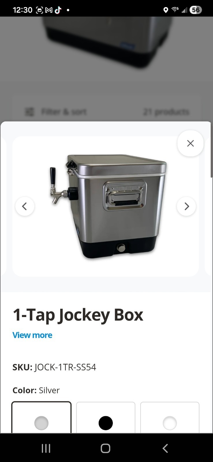 1-Tap Jockey Box Cold Break