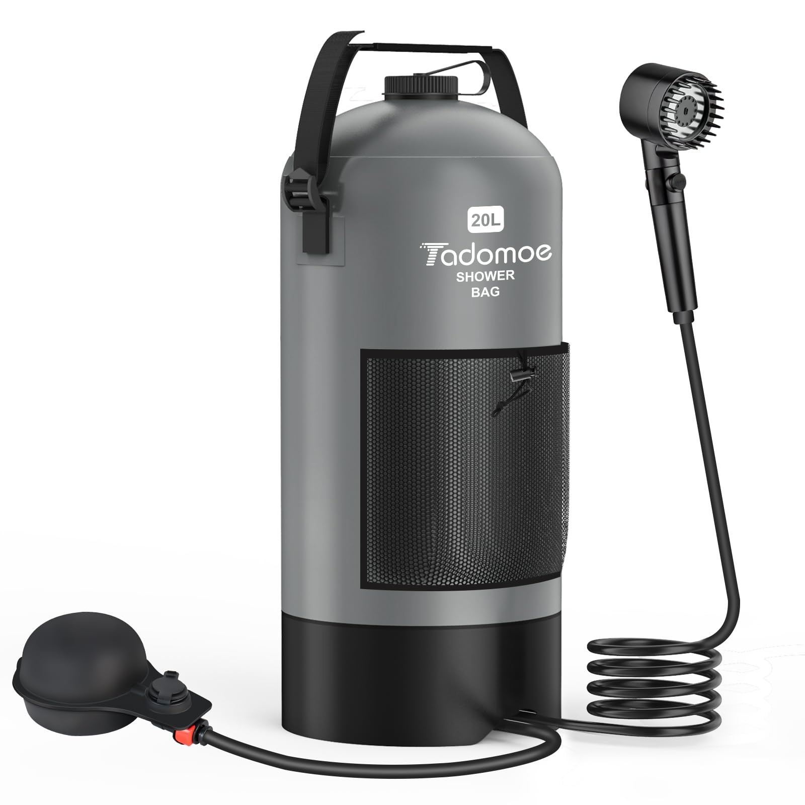 Portable Shower for Camping, 5 Gal/20 L Solar Heating Camping Shower Bag with...