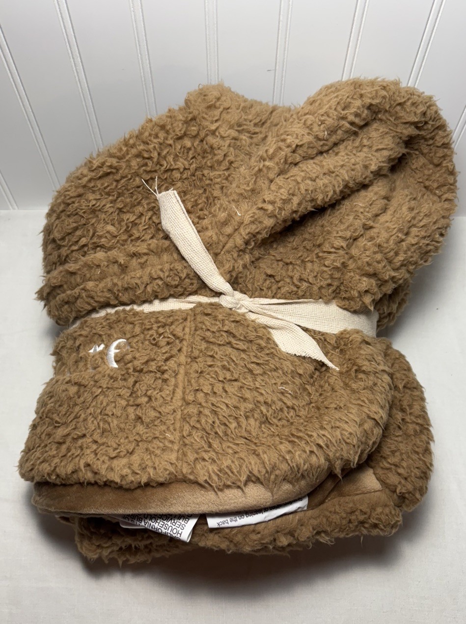Pottery Barn Kids Anywhere Chair®, Caramel Sherpa Bear Slipcover~ My First ~READ
