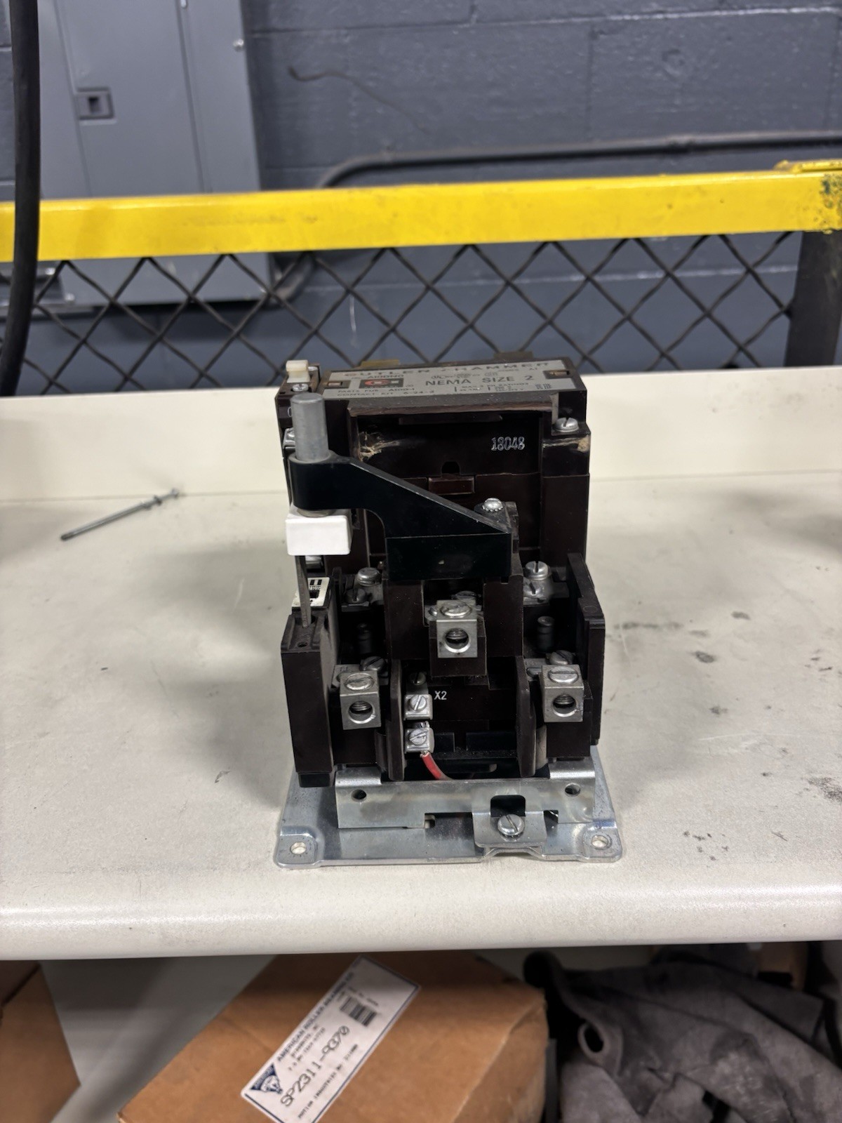 Cutler Hammer A10DN0 Size 2 Motor Starter Series A1 45 Amp 600V 120V Coil A10DNO