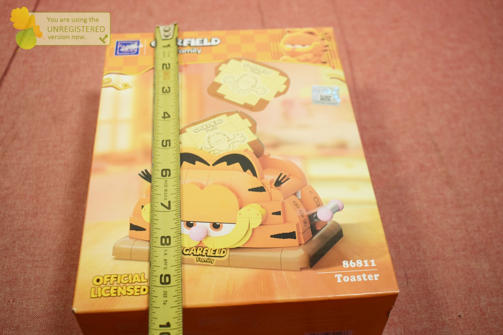 Pantasy Garfield Family Garfield Toaster Buildable Brick Block Set 86811 #