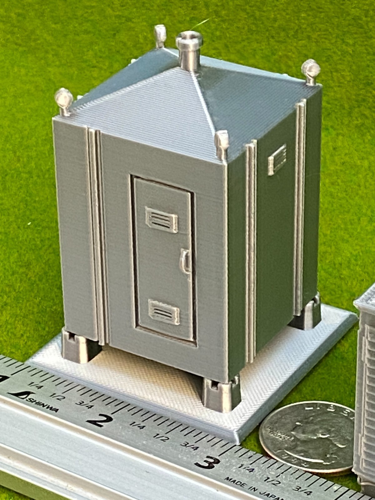 O Scale Signal Equipment Set – Relay Shed & Trackside Cabinet 1:48 Model RR