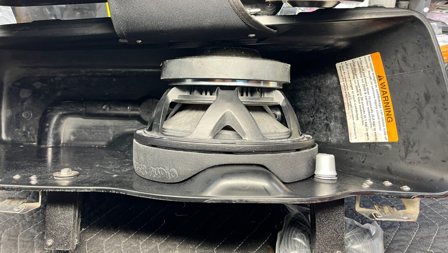 Harley Saddlebag 10" Speaker Rings (Fits 1998-Present)