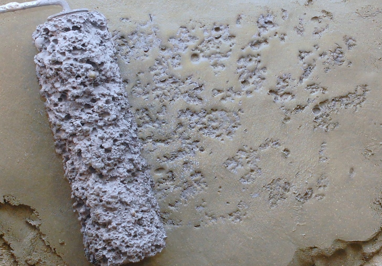 Walttools - Tru Texture Vertical Concrete Roller Sleeve - Coral Stone