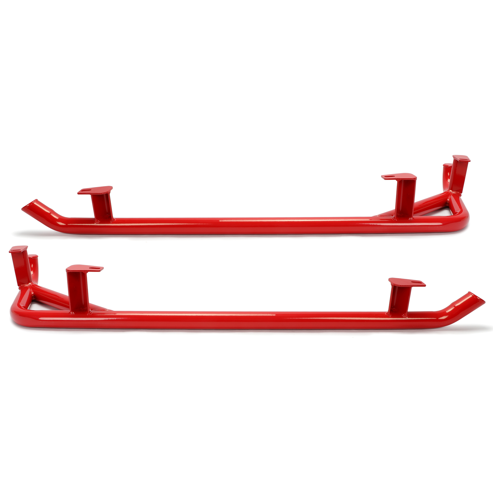 Side Steps Nerf Bars Rock Slider For 14-22 Polaris RZR XP 900 1000 Trail 2Dr RED